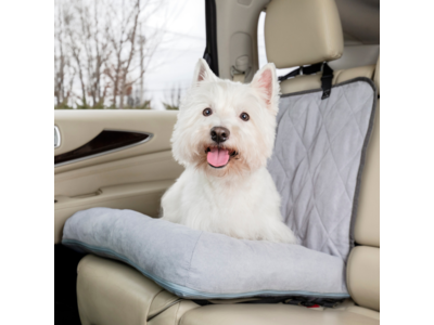 PetSafe Happy Ride™ Car Dog Bed - Hondenbed voor in de auto - Kleur Grijs - Afmetingen 102x58x13cm