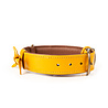 Dog With A Mission Dog with a Mission - Halsband Bibi - Gele leren Hondenhalsband - Maat XXS t/m XXL Dog With A Mission Dog with a Mission - Halsband Bibi - Gele leren Hondenhalsband - Maat XXS t/m XXL