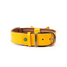 Dog With A Mission Dog with a Mission - Halsband Bibi - Gele leren Hondenhalsband - Maat XXS t/m XXL Dog With A Mission Dog with a Mission - Halsband Bibi - Gele leren Hondenhalsband - Maat XXS t/m XXL