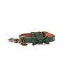 Dog With A Mission Dog with a Mission - Halsband Bowie - Groene Leren Hondenhalsband- Maat XXS t/m XXL Dog With A Mission Dog with a Mission - Halsband Bowie - Groene Leren Hondenhalsband- Maat XXS t/m XXL