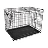 District 70 District 70 CRATE - Metalen Hondenbench - Opvouwbaar - 2-deurs Zwart - Verkrijgbaar in 5 maten District 70 District 70 CRATE - Metalen Hondenbench - Opvouwbaar - 2-deurs Zwart - Verkrijgbaar in 5 maten
