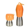 Kong Kong H2O drinkfles - RVS waterfles voor honden met afneembare drinkbak – Voor onderweg - Zwart, rood, oranje, groen, blauw, roze - 255 ml / 700 ml Kong Kong H2O drinkfles - RVS waterfles voor honden met afneembare drinkbak – Voor onderweg - Zwart, rood, oranje, groen, blauw, roze - 255 ml / 700 ml