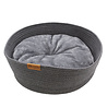 BeOneBreed Pet Cuddler - Knusse ronde mand voor katten en kleine hondjes - Grijs - Diameter 40 cm BeOneBreed Pet Cuddler - Knusse ronde mand voor katten en kleine hondjes - Grijs - Diameter 40 cm