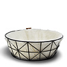 BeOneBreed BeOneBreed Metalen Kattenmand - Rond - Geometrische stijl - Inclusief Zacht Kussen - Zwart - 46 x 15 cm BeOneBreed BeOneBreed Metalen Kattenmand - Rond - Geometrische stijl - Inclusief Zacht Kussen - Zwart - 46 x 15 cm