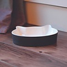 BeOneBreed BeOneBreed Cat Face Bowl - Porseleinen Kattenkop voerbak - Krijtbord afwerking - Zwart met Wit - Inhoud 250 ml BeOneBreed BeOneBreed Cat Face Bowl - Porseleinen Kattenkop voerbak - Krijtbord afwerking - Zwart met Wit - Inhoud 250 ml