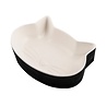 BeOneBreed BeOneBreed Cat Face Bowl - Porseleinen Kattenkop voerbak - Krijtbord afwerking - Zwart met Wit - Inhoud 250 ml BeOneBreed BeOneBreed Cat Face Bowl - Porseleinen Kattenkop voerbak - Krijtbord afwerking - Zwart met Wit - Inhoud 250 ml