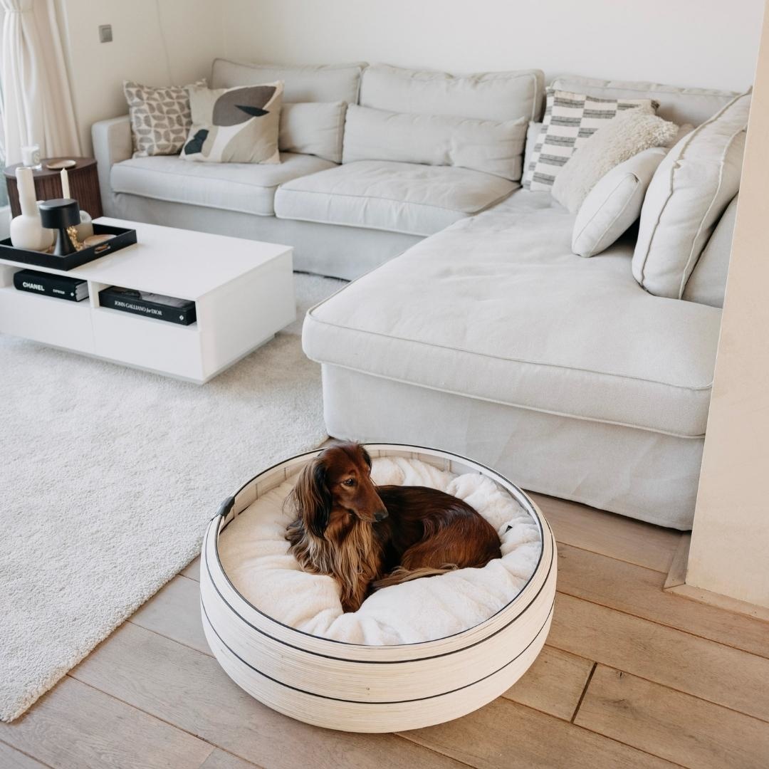 ozon Kort geleden sensor Luxe comfortabele hondenmand van bamboe - Max&Luna
