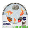 Petstages Petstages Hide & Seek Wobble Pond - Krabspeelgoed voor Katten - Kartonnen Visvijver met Kattenkruid Petstages Petstages Hide & Seek Wobble Pond - Krabspeelgoed voor Katten - Kartonnen Visvijver met Kattenkruid
