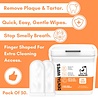 DogsLife DogsLife Dental Wipes - Gebitsdoekjes voor tandheelkundige reiniging van honden - Vingerdoekjes om tanden te poetsen - Inhoud 50 stuks DogsLife DogsLife Dental Wipes - Gebitsdoekjes voor tandheelkundige reiniging van honden - Vingerdoekjes om tanden te poetsen - Inhoud 50 stuks