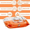DogsLife Dogslife Grooming Wipes - Geparfumeerde verzorgingsdoekjes voor honden - Met baby talkpoeder geur - Reinigt kontjes, vacht, poten en snoetjes - Inhoud 100 stuks DogsLife Dogslife Grooming Wipes - Geparfumeerde verzorgingsdoekjes voor honden - Met baby talkpoeder geur - Reinigt kontjes, vacht, poten en snoetjes - Inhoud 100 stuks