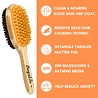 DogsLife DogsLife Bamboo Brush & Bag - Dubbelzijdige hondenborstel - Siliconen massageborstel en zachte haarborstel - Voor een stralende vacht DogsLife DogsLife Bamboo Brush & Bag - Dubbelzijdige hondenborstel - Siliconen massageborstel en zachte haarborstel - Voor een stralende vacht
