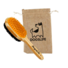 DogsLife DogsLife Bamboo Brush & Bag - Dubbelzijdige hondenborstel - Siliconen massageborstel en zachte haarborstel - Voor een stralende vacht DogsLife DogsLife Bamboo Brush & Bag - Dubbelzijdige hondenborstel - Siliconen massageborstel en zachte haarborstel - Voor een stralende vacht