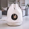 District 70 District 70 CASA Teddy - Trendy kattenhuis van superzachte stof - Donkergrijs, Mokka en Cream - Afmetingen 45 x 45 x 60 cm District 70 District 70 CASA Teddy - Trendy kattenhuis van superzachte stof - Donkergrijs, Mokka en Cream - Afmetingen 45 x 45 x 60 cm