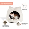 Petstages Petstages Meow Hut - Katteniglo – Knus en wasbaar kattenmandje - 43 x 43 cm - Verkrijgbaar in 2 kleuren: Wheat & Ivory Petstages Petstages Meow Hut - Katteniglo – Knus en wasbaar kattenmandje - 43 x 43 cm - Verkrijgbaar in 2 kleuren: Wheat & Ivory