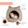 Petstages Petstages Meow Hut - Katteniglo – Knus en wasbaar kattenmandje - 43 x 43 cm - Verkrijgbaar in 2 kleuren: Wheat & Ivory Petstages Petstages Meow Hut - Katteniglo – Knus en wasbaar kattenmandje - 43 x 43 cm - Verkrijgbaar in 2 kleuren: Wheat & Ivory