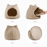 Petstages Petstages Meow Hut - Katteniglo – Knus en wasbaar kattenmandje - 43 x 43 cm - Verkrijgbaar in 2 kleuren: Wheat & Ivory Petstages Petstages Meow Hut - Katteniglo – Knus en wasbaar kattenmandje - 43 x 43 cm - Verkrijgbaar in 2 kleuren: Wheat & Ivory