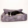 Scruffs Scruffs Kensington - Stijlvolle eco-suede mand voor hond of kat - Medium of Large - Blauw, Bruin, Grijs of Beige Scruffs Scruffs Kensington - Stijlvolle eco-suede mand voor hond of kat - Medium of Large - Blauw, Bruin, Grijs of Beige