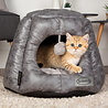 Scruffs Scruffs Knightsbridge - Stijlvolle eco-leren kattenmand - in Bruin en Grijs Scruffs Scruffs Knightsbridge - Stijlvolle eco-leren kattenmand - in Bruin en Grijs