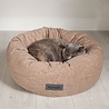 Scruffs Scruffs Oslo Ring Bed - Donut kattenmand in de kleuren Desert Sand, Lake Teal, Blush Pink, Stone Grey - Luxe Velvet look - Ø 55 cm Scruffs Scruffs Oslo Ring Bed - Donut kattenmand in de kleuren Desert Sand, Lake Teal, Blush Pink, Stone Grey - Luxe Velvet look - Ø 55 cm