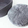 BeOneBreed Pet Cuddler - Knusse ronde mand voor katten en kleine hondjes - Grijs - Diameter 40 cm BeOneBreed Pet Cuddler - Knusse ronde mand voor katten en kleine hondjes - Grijs - Diameter 40 cm