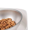 Paw in Hand Paw in Hand Verhoogde Dubbele Voerbak – Roestvrijstaal - Antislip - Geschikt voor Katten en Kleine tot Middelgrote honden - Zwart of Wit Paw in Hand Paw in Hand Verhoogde Dubbele Voerbak – Roestvrijstaal - Antislip - Geschikt voor Katten en Kleine tot Middelgrote honden - Zwart of Wit