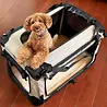Maelson Maelson Soft Kennel - Hondenbench van zacht materiaal - Opvouwbare kennel met stevig stalen binnenframe - Beige/zwart - XXS t/m XXL Maelson Maelson Soft Kennel - Hondenbench van zacht materiaal - Opvouwbare kennel met stevig stalen binnenframe - Beige/zwart - XXS t/m XXL