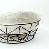 BeOneBreed BeOneBreed Metalen Kattenmand - Rond - Geometrische stijl - Inclusief Zacht Kussen - Zwart - 46 x 15 cm BeOneBreed BeOneBreed Metalen Kattenmand - Rond - Geometrische stijl - Inclusief Zacht Kussen - Zwart - 46 x 15 cm