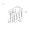 New Age Pet New Age Pet Piedmont Pet Diner XL – Voerbakstandaard met opbergruimte – RVS voerbakken - Ecoflex - 3 kleuren - Afmeting 31,5 x 56 x 38 cm New Age Pet New Age Pet Piedmont Pet Diner XL – Voerbakstandaard met opbergruimte – RVS voerbakken - Ecoflex - 3 kleuren - Afmeting 31,5 x 56 x 38 cm
