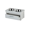 New Age Pet New Age Pet Piedmont Pet Diner S – Voerbakstandaard met opberglade – RVS voerbakken - Ecoflex - 3 kleuren - Afmeting 23 x 42 x 20 cm New Age Pet New Age Pet Piedmont Pet Diner S – Voerbakstandaard met opberglade – RVS voerbakken - Ecoflex - 3 kleuren - Afmeting 23 x 42 x 20 cm
