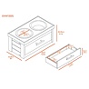 New Age Pet New Age Pet Piedmont Pet Diner S – Voerbakstandaard met opberglade – RVS voerbakken - Ecoflex - 3 kleuren - Afmeting 23 x 42 x 20 cm New Age Pet New Age Pet Piedmont Pet Diner S – Voerbakstandaard met opberglade – RVS voerbakken - Ecoflex - 3 kleuren - Afmeting 23 x 42 x 20 cm