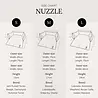 District 70 District 70 NUZZLE - Antislip hondenmand voor op de bank - Donkergrijs, Taupe en Merengue - S/M/L District 70 District 70 NUZZLE - Antislip hondenmand voor op de bank - Donkergrijs, Taupe en Merengue - S/M/L