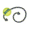 Kong Kong AirDog Squeakair - Tennisbal met pieper en touw - Ideaal voor apporteren met de hond Kong Kong AirDog Squeakair - Tennisbal met pieper en touw - Ideaal voor apporteren met de hond