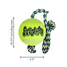 Kong Kong AirDog Squeakair - Tennisbal met pieper en touw - Ideaal voor apporteren met de hond Kong Kong AirDog Squeakair - Tennisbal met pieper en touw - Ideaal voor apporteren met de hond