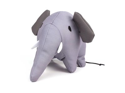 Pluche Speelgoed Olifant voor Honden van gerecycled materiaal - Beco Pets - Duurzaam en Sterk in S/M/L