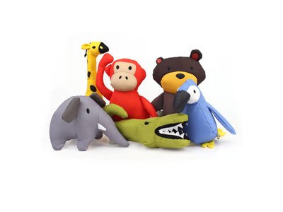 Pluche Speelgoed Olifant voor Honden van gerecycled materiaal - Beco Pets - Duurzaam en Sterk in S/M/L
