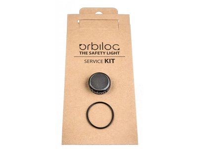 Onderhoudskit Orbiloc Veiligheidslampjes - Bevat Batterij en Rubberen Ring ingevet met Silicone