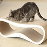 myKotty myKotty Lui - Design kartonnen krabmeubel - Wit, grijs, bruin, zwart - 75x25x25cm myKotty myKotty Lui - Design kartonnen krabmeubel - Wit, grijs, bruin, zwart - 75x25x25cm