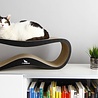 myKotty myKotty Lui - Design kartonnen krabmeubel - Wit, grijs, bruin, zwart - 75x25x25cm myKotty myKotty Lui - Design kartonnen krabmeubel - Wit, grijs, bruin, zwart - 75x25x25cm