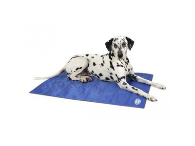 Scruffs Cooling Mat - Koelmat met zelf-koelende gel voor honden en katten - Zelfactiverend door het lichaamsgewicht van je hond - Blauw of grijs - S / M / L / XL