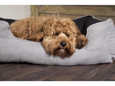Scruffs Hondenmand Extra Comfortabel in Grijs & Zwart