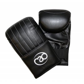 FITNESS MAD Synthetic Leather Bag Mitt size S (Small) Black