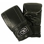 FITNESS MAD Premium Pro Bag Mitt Leather Zakhandschoenen Leer Maat XL (Extra Large) Zwart