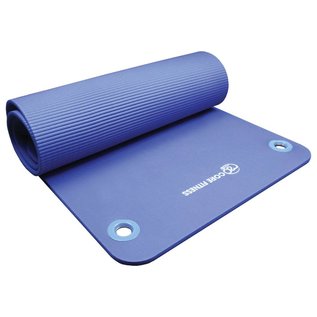 FITNESS MAD Tapis Core Fitness Plus avec oeillets 182 x 58 x 1,5 cm (1,65 kg) NBR Bleu