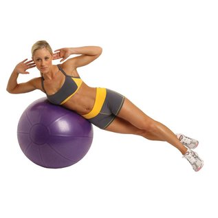 FITNESS MAD Swiss Ball avec pompe 500kg 65 cm (1,7 kg) violet