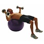 FITNESS MAD Studio Pro anti-burst 500Kg Swiss Gym Ball 75cm (2.1kg) with pump purple