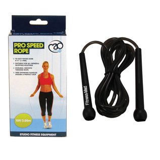 FITNESS MAD Studio Pro Speed Jump Rope 10ft 305 cm (height above 178 cm) Black