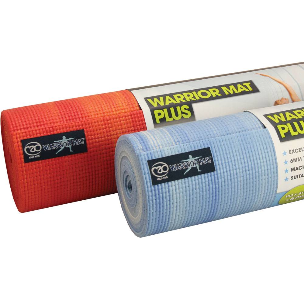 Fitness Mad Warrior Plus Yoga Mat Fitnessmat 6 Mm Sky Blue 183 X