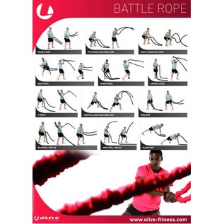 O'LIVE FITNESS O'LIVE BATTLE ROPE POSTER