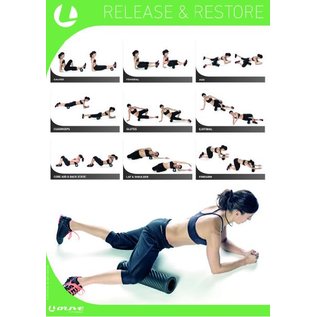 O'LIVE FITNESS O'LIVE FOAM ROLLER RECOVERY POSTER