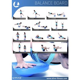 O'LIVE FITNESS O'LIVE BALANCE BOARD POSTER